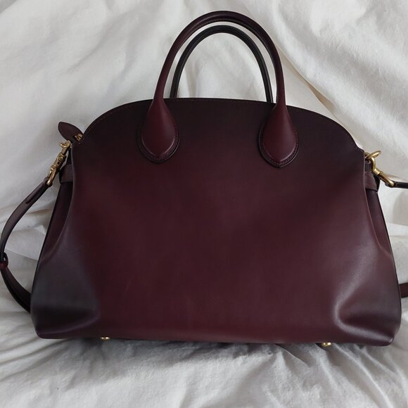 COACH Soft Empire Carryall Bag 40 - Merlot - Picture 2 of 11